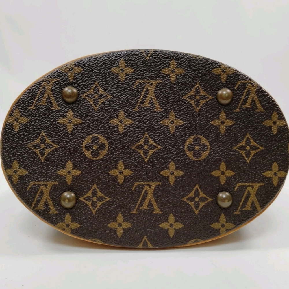 Louis Vuitton LV Tote Bag Bucket PM Brown Monogram Logo - Picture 9 of 12